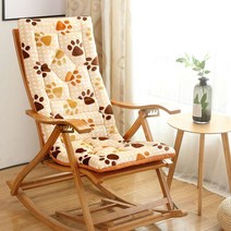 벤치의자방석 털융 눕는의자매트 겨울 두꺼운 비치체어 깔개긴 의자등나무 흔들의자 접이식의자 의자통 용나무 의자시트, C01-테이퍼드 Ya방법 란넬