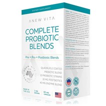 비타 컴플리티 프로바이오틱 Anew Vita Complete Probiotic Blends 5 in 1 Prebiotic 200억 CFU