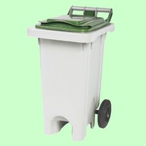 음식물 폐비닐 수거함 60L 쓰레기통 분리수거 업소용, 녹색