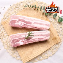 꾼고기 듀록 삼겹살 보쌈용 4cm 1kg+1kg, 1개