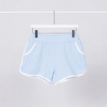 아름모먼트 여성 자체제작 배색 랍빠 트레이닝 숏팬츠 반바지 BPD02
