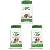 네이쳐스웨이 진저 루트 550mg 비건 캡슐, 180개입, 3개