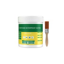 텐트 방수 스프레이 발수 300/600g 투명 접착제 벽 누출 방지 페인트 바닥 타일 소재 투명 브러시 포함, [01] 300g with brush