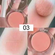 블러셔 크림 치크 스틱 어려보이는 볼터치 걸 블러쉬 피치 팔레트 컨투어 코스메틱, 03