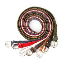 남여 꽈배기 벨트 예쁜 색상 컬러 허리띠 청바지용