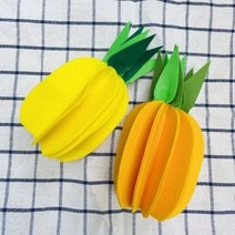 펠트가습기 만들기 키트 파인애플, 황금색