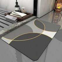 나노 레벨 규조토 카페트 매트 러그 물 흡수 빠른 건조 패드 화장실 문 바닥 미끄럼 방지 욕실 발 소프트, Style A-7_40CMx60CM