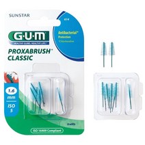 GUM 검 605 치간칫솔 리필 8개입 614, 12개+본체2개증정, 1개