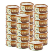 사조 캣푸드 간식캔 생선, 가쓰오부시, 12개입