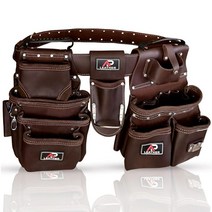 Ap Leather 오일 태닝 리그 공구 벨트/파우치/가방 목수 건설 프레이머 핸디맨 전기 기사 USA 미국