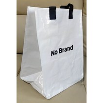 노브랜드 화이트 타포린 장바구니 쇼핑백 18리터+키높이 깔창 1cm, 화이트 2개 + 1cm깔창 + 터치펜