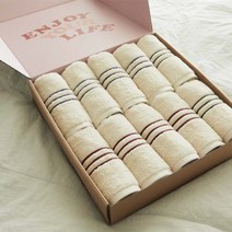 프리마베라1980 프리미엄 수건 선물팩 총20장_40수 코마사 200g, 없음