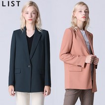 리스트 [리스트] 제이드 베이직 솔리드 원버튼 재킷