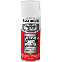 휠도색 도구 키트 Rust-oleum 286793 자동차용 범용 본딩 프라이머 스프레이 12oz 플랫 화이트