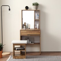 소피아 600 화장대(스툴포함), 멀바우