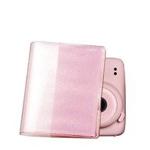 포토북 앨범 포카 포토 사진 북 수집 64 포켓 fujifilm instax mini liplay 11 9 8 7s 70 25 90 인스턴트 카메라 필름 카드 홀더 용 3 인치, C 핑크
