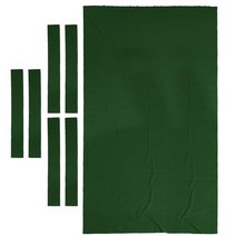 7ft / 8ft 스누커 풀 당구 테이블 교체를위한 6Pcs 스트립이있는 풀 테이블 천으로 귀하의 이전, 그린2 0.9MM