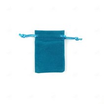 손잡이 융 스웨이드 생리대 가방 파우치백 핸드폰 사각 주머니 민트 13cm X 18cm