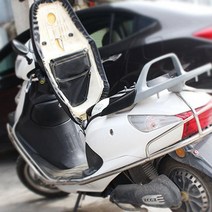 사이드백 슈퍼커브 바이크 오토바이 클래식 가죽 자전거 방수 대용량 바이커 리어 시트 백 테일 모토 여행 백팩 오리지널