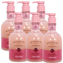 온더바디 벨먼 내추럴 스파 블랙로즈&사해소금 스크럽 바디워시 400g, 6개, 1개