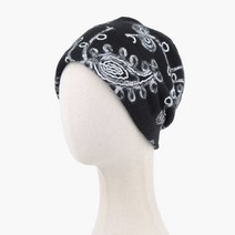 비다즐 울 페이즐리 비니/ 겨울모자 기모소재 겨울 두건 선물 여성비니 여성모자 FW모자