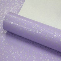 나모몰 벚꽃 종이포장지, 연보라(20m)