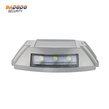 데크 표지병 IP68 방수 LED 태양 강화한 도로 장식 못 빛 사려 깊은 지상 섬광 경고등, 04 Blue Flashing