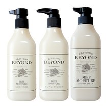 비욘드 딥모이스처 샴푸 450ml+컨디셔너 450ml+샤워크림 600ml (100%정품) (선물포장 무료)