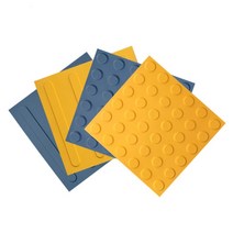 시각장애인 점자블록 미끄럼 방지 보도블록 병원 지하철 마트, (솔리드)그레이포인트25cm25cm