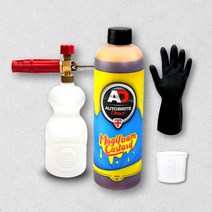 AD 오토브라이트다이렉트 매지폼 커스타드 500ml 스노우폼 프리워시 컬러 폼 세차 샴푸 고농축 폼랜스 계량컵, 러스터샤인 03 매지폼 500ml 폼랜스 세트