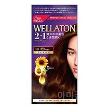 일반염색약새치 프리미엄 흑갈색 Wellatone 7CB 염색제 새치머리 헤어컬러, 5B 내추럴 퓨어 브라운