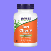 타트체리 농축물 500mg 90정 베지 캡슐 이산화규소 허브 비건