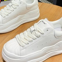 통굽 화이트 슈즈 여 캐주얼 여성화 플라이백 쉘 슈즈신발 여성신발 러닝화 스니커스 슬립온 하이탑 통굽 깔창 운동화 패션운동화 키높이 높은굽