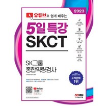 유튜브로 쉽게 배우는 SKCT SK그룹 종합역량검사 5일 특강(2023 채용대비)