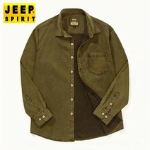 JEEP SPIRIT 지프 스피릿 셔츠 남성 여름 통기성 얇은 긴팔티 남성 긴팔 느슨한 캐주얼 단색 얇은 통기성 탑 버튼 텐셀 긴소매 남자 셔츠 2069
