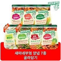 새미네부엌 김치양념 겉절이 오이소박이 깍두기 보쌈김치 신제품 열무김치 물김치 7종, 8개, 깍두기양념 120g