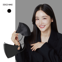 EDGE NINE 엣지나인 새부리형 KF94 컬러마스크 50매, KF94 블랙