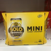 Solo Lemon Mini Cans 솔로 미니 레몬 200ml 6개입x2팩, 1개