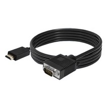 HDMI to VGA 변환케이블 LG 삼성 모니터 노트북 빔 프로젝터 영상 연결 케이블 1M/2M/3M/5M 423718, 3M, 3m