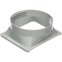 Gudoread 15cm(5.9인치) 15.2cm(6인치) 휴대용 에어컨 배기 호스 커플러 AC 유닛 튜브 커넥터 액세서리 및 부품 윈도우 어댑터 젠더 (정사각형) 가성비 추천, Square