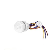 동체감지기 동작감지기 방범 움직임 감지 센서 1pcs pir 적외선 모션 스위치 110v 220v 자동 조명 스위치 pir 기 led 민감한 야간 ligth, 교류 터미널