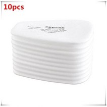 5N11 KN95 코튼 면 필터 교체 가능 6200/7502/6800 가스 먼지 마스크 액세서리, filter 10피스