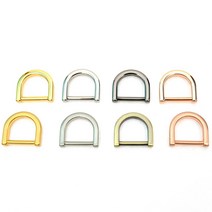 마이레더툴 가죽공예 부자재 15mm 납작 디링 *개당단가*, 1개, 니켈사틴