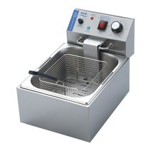 프렌치프라이 후렌치후라이 튀김기 치킨 감자튀김기계, 10L 슈프림 모델과열 보호대형 슬래그 분