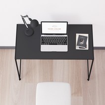 YEAR COLOR 접이식 철제 멀티책상 멀티데스크 2size 5colors, 블랙