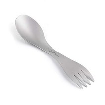 지프 일본직구 티타늄 수저 포크 세트 접이식 캠핑 백패킹 수입 감성 가벼운 커플 포카락, 1개