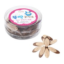 천연 나무조각 단품 (타원_소)