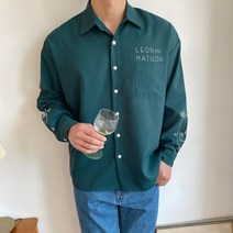 봄코디 레옹 프린팅 셔츠
