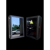 전기차충전기 보관함 방수 거치대 스탠드 박스 케이스, 블랙  500x700x230MM