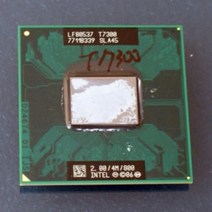 브랜드없음 중고CPU 코어2듀오 T7300 SLA45 SLAMD 2.0GHz 4M 800MHz, 상세정보참조